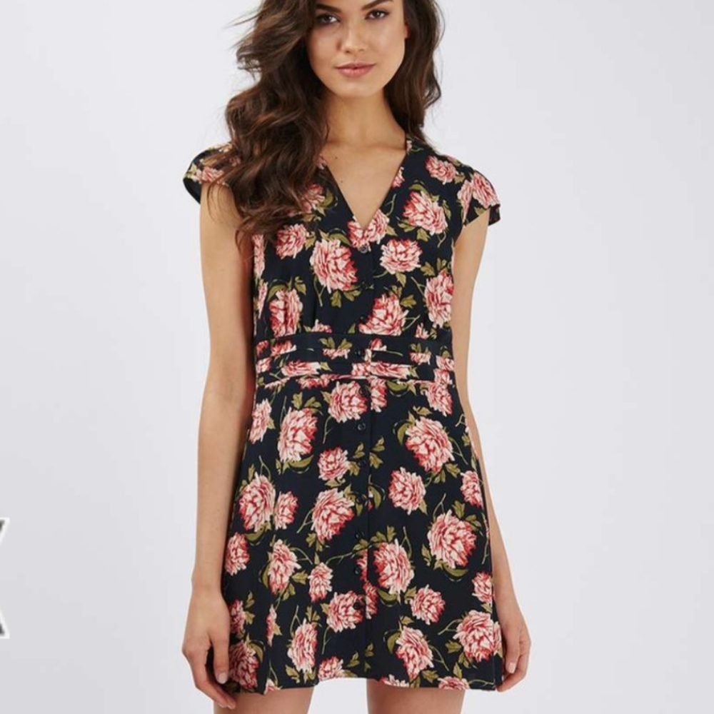 Topshop Romantic Bloom Dress